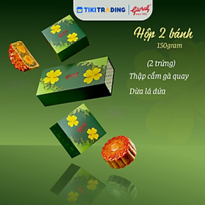 Hộp 2 Bánh Trung Thu Givral Song Lộc 2 (200gr)