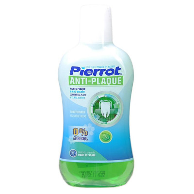 [ Mua 2 tặng 1 chỉ kẽ răng ]  Nước súc miệng chống hình thành mảng bám Pierrot 500ml