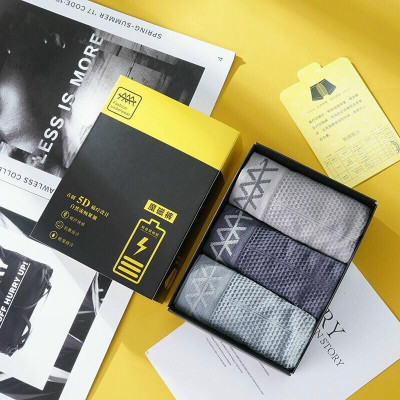 Quần lót nam DÁNG SỊP ĐÙI BOXER cotton co giãn 4 chiều 5D 2021 Hộp 3 quần