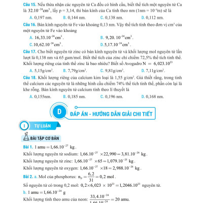 Củng Cố Và Ôn Luyện Hóa Học 10 (Theo Chương Trình Sách Giáo Khoa Mới Nhất)