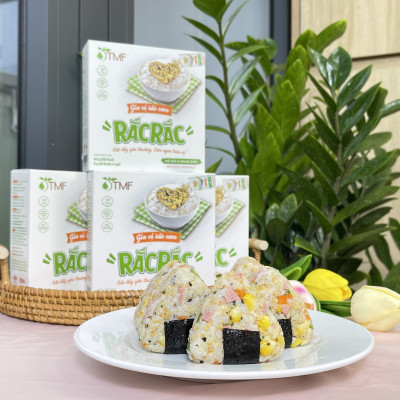 Thùng Gia vị rắc cơm rong biển Rắc Rắc hộp 6 gói cho bé ăn dặm TÂM MINH FOODS