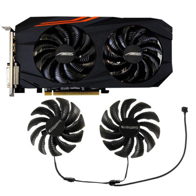Quạt Làm Mát Thẻ Đồ Họa T129215Su 88mm Gpu Cho Redeon Aorus Rx580 / 570 Gigabyte Gv-Rx570Arus Gv580
