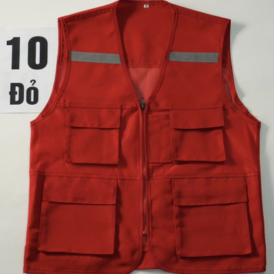 ÁO GHI LÊ 4 TÚI PHẢN QUANG BẢO HỘ LAO ĐỘNG , ÁO KỸ THUẬT , KỸ SƯ, ÁO CÔNG NHÂN, ÁO GILE