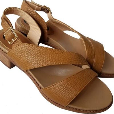 Giày Sandal Nữ Cao Gót BIGGBEN Da Bò Thật SDCG41