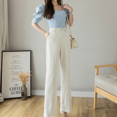 Quần tây nữ baggy Titishop QDN174