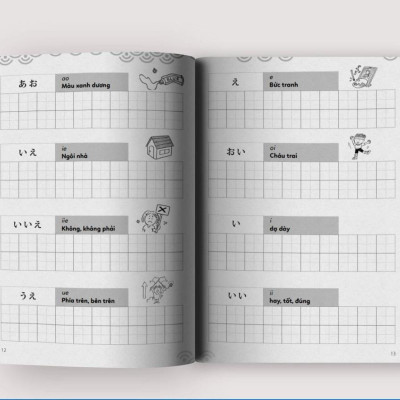 Sách - Tập Viết Tiếng Nhật Bảng Chữ Cái Hiragana (Tái Bản 2025)