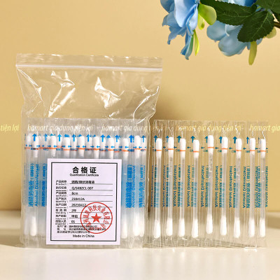 Tăm bông Cồn Y Tế Iot Đỏ Khử Trùng Dùng 1 Lần Iodine Sát Khuẩn Vết Thương Tiện Lợi