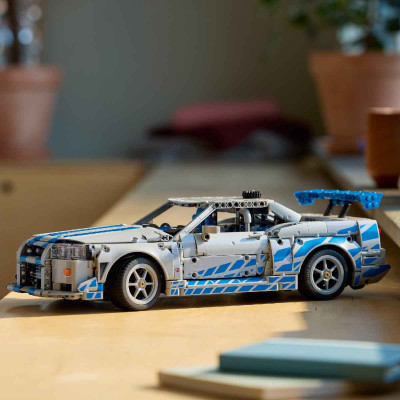 LEGO TECHNIC 42210 Đồ Chơi Lắp Ráp Xe Đua Nissan Skyline GT-R (R34) (1410 chi tiết)