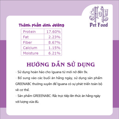Thức ăn Iguana Baby, Rồng Nam Mỹ baby vị CHUỐI - Tiêu hóa tốt, lột da thường xuyên, lên màu đẹp - hộp 230g