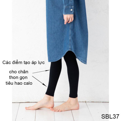 Quần tập định hình hỗ trợ tiêu hao calo SABRINA SBL37 - Legging hè mát mịn