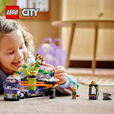 LEGO City 60313 Xe Tải Giải Trí Du Hành Không Gian (432 chi tiết)