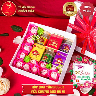 Quà tặng Quốc tế Phụ nữ 8/3 Yến sào Nhân Việt - MẪU 01