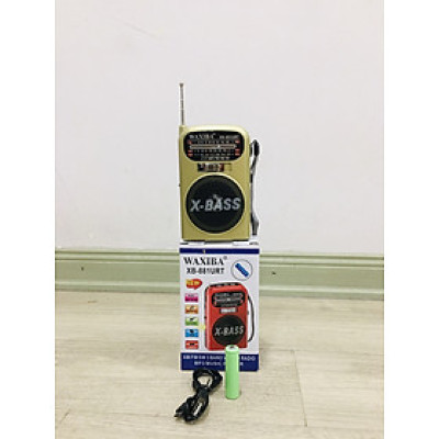 Đài Radio Mini, Đài Radio Cho Người Già Waxiba XB-881URT Cao Cấp Mp3/Usb/Thẻ Nhớ/Đèn Pin-Hàng Chính Hãng