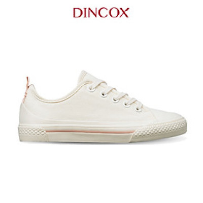 Giày Sneaker Vải Nữ DINCOX C20 Nữ Tính Sang Trọng Off/White