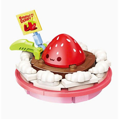 QMAN 35017 Bộ đồ chơi xếp hình mô hình lắp ghép đồ ăn - giao mẫu ngẫu nhiên