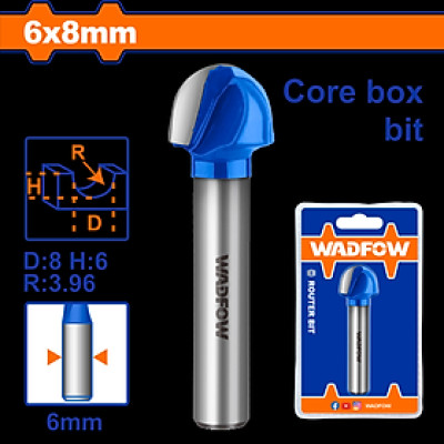 MŨI PHAY GỖ 6X6X6.4MM WRG8401 WADFOW - HÀNG CHÍNH HÃNG