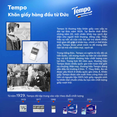 [LỐC 4 GÓI] Khăn giấy rút cao cấp Tempo Softpack - 4 lớp bền dai, an toàn cho da - Thương hiệu Đức (4 gói/Lốc)