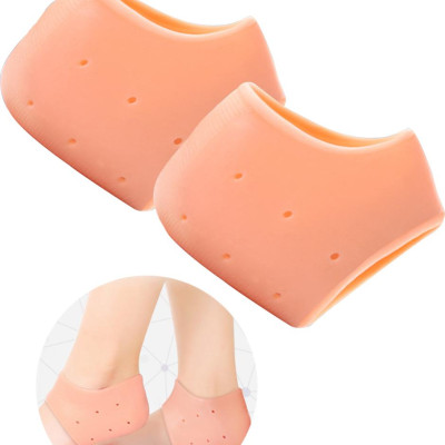 Combo 5 cặp vớ bọc gót chân silicone chống nứt nẻ chống bong tróc da và giúp làm hồng gót sen - buybox - BBPK68_5