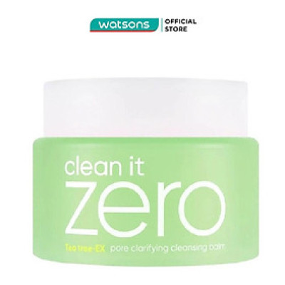 Sáp Tẩy Trang Banila Co Clean It Zero Pore Clarifying Cleansing Balm Teatree- EX 100ml