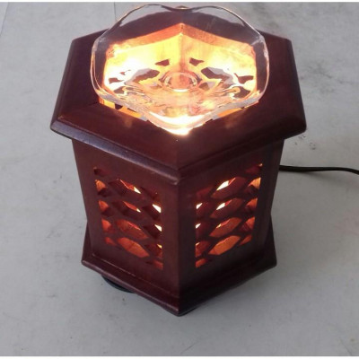 Đèn xông tinh dầu gỗ hương lục giác DLG-01