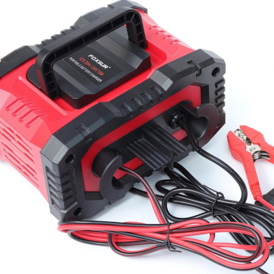 Sạc Bình FOXSUR 12V-24V - Hàng Nhật 300Ah, Thông Minh 7 Giai Đoạn Tự Ngắt, Phục Hồi Ắc Quy
