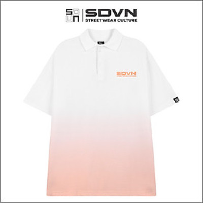 Áo Thun POLO Unisex Form Rộng - Brand Chính Hãng SDVN - CLOUD