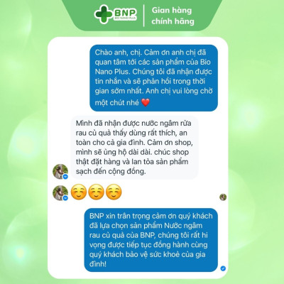 Nước Ngâm Rửa Rau Củ Quả BNP Organic