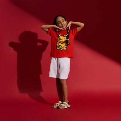 ÁO THỂ THAO THỜI TRANG ONWAYS  KHÁNG KHUẨN TRẺ EM 8 BIT GRAPHIC T-SHIRT K13034 KID