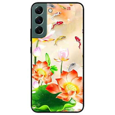 Ốp lưng dành cho Samsung S22 - S22 Plus - S22 Ultra - Sen Đỏ Và Koi