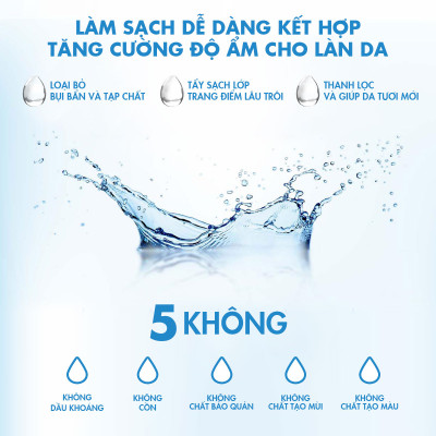 Nước Tẩy Trang Bio Essence Micellar Water Sensitive pH Làm Sạch Và Dưỡng Da 400ml