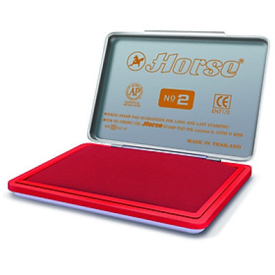 Hộp Dấu kim loại Horse No.3 - Đỏ