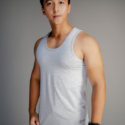 Combo 2 áo ba lỗ nam/áo 3 lỗ nam, sợi cotton mềm mịn siêu thoáng mát, thấm hút mồ hôi cực tốt, co giãn 4 chiều MRM FASHION -CM