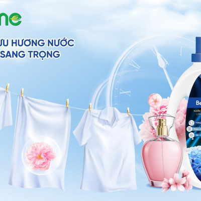 Nước Giặt Xả Công Nghệ Sinh Học Bell Home Hương Sang Trọng 3,2kg