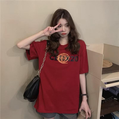 Áo pull nữ Oversize dáng dài rộng màu đỏ