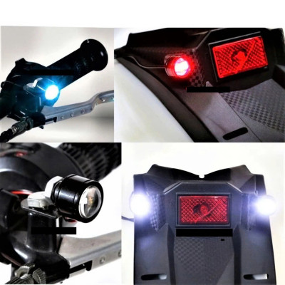 Combo 2 Đèn LED Trang Trí Xe Máy – Lắp Chân Gương Cực Dễ, Gắn Góc Cây Cảnh Cũng Chuẩn