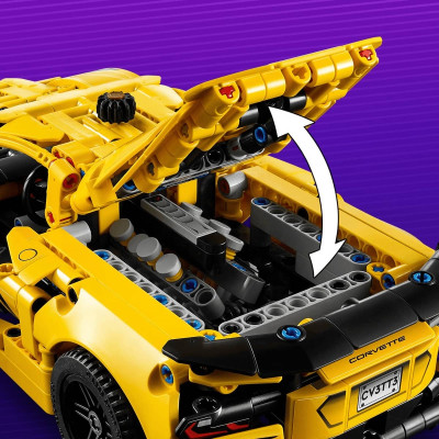 LEGO TECHNIC 42205 Đồ Chơi Siêu Xe Chevrolet Corvette Stingray (732 chi tiết)