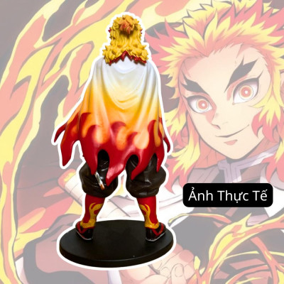 Mô hình Viêm Trụ Rengoku 17Cm KINGFIGU Cao Cấp Thanh Gươm Diệt Quỷ Cao Cấp, Figure Kimetsu no Yaiba