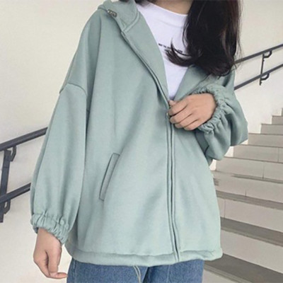 ÁO KHOÁC HOODIE UNISEX FORM RỘNG NỈ KÉO KHÓA DÂY RÚT
