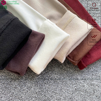 Áo croptop dài tay nữ Hiền Trần BOUTIQUE cổ lọ chất vải cotton co giãn giữ nhiệt tốt kiểu ôm body cá tính Women A5