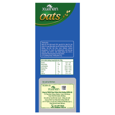 Combo 2 túi: Ngũ Cốc Yến Mạch Óc Chó Và Mè Đen 400G + Ngũ Cốc Dinh Dưỡng Canxi 400G [ít đường]