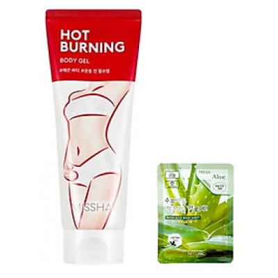 Kem tan mỡ Missha Hot Burning Perfect Body Gel Hàn Quốc (Được Mask 3W)