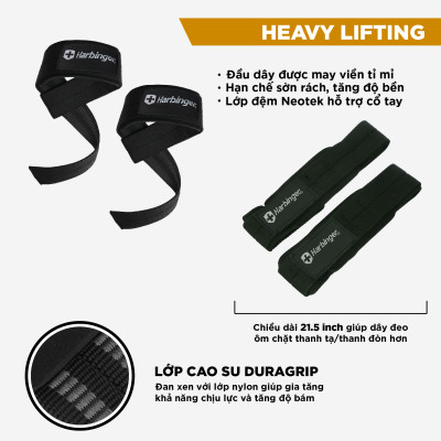Dây Kéo Lưng Big Grip Padded Lifting Straps