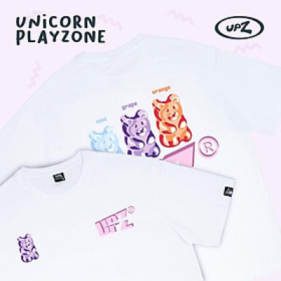 UPZ Áo Thun In Hình Gummie (2 Màu)