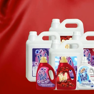 Nước xả vải/quần áo VEL làm mềm vải, khử mùi, khử trùng chuyên dụng Chai 1,8 Lít