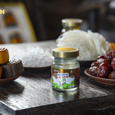 [ COMBO 3 HŨ ] Yến Khánh Hòa La San Kids Nano Canxi dành cho trẻ em, tăng chiều cao, tăng sức đề kháng