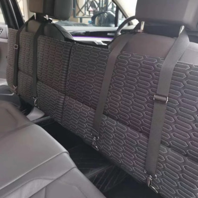 Giường Đệm Gấp Gọn Xe Ô Tô 4 Đến 7 Chỗ Hàng VN Sản Xuất | Nệm Có Thể Tách Làm 2 Mảnh, Tích Hợp Túi Treo, Bàn Ăn