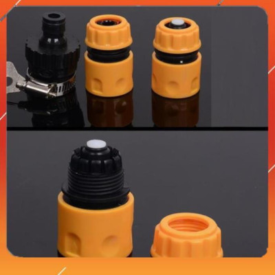 Vòi Xịt️Evoucher Bộ dây vòi xịt nước rửa xe, tưới cây , tăng áp 3 lần, loại 15m 206622-5 cút sập,nối đen+  đai