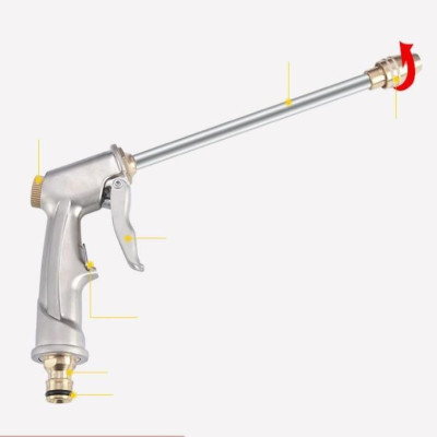  Bộ dây vòi xịt nước rửa xe,tưới cây .tăng áp 3 lần,loại 3m,5m 206701-3 đầu đồng,cút,nối nhựa đ+ tặng túi đựng bút