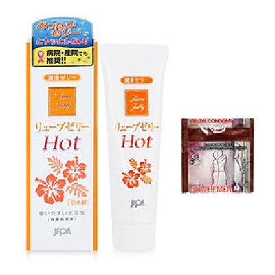 Gel Bôi Trơn Tạo Ấm Không Mùi Jex Luve Jelly Hot 55g Nhật Bản + Bcs Power Men 1 Chiếc - Hàng Chính Hãng 100% - Không Ghi Tên Sản Phẩm - SHOP ADAM