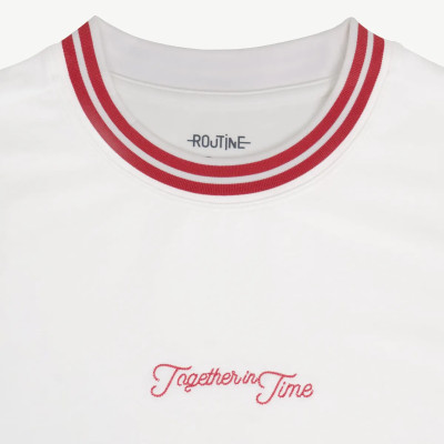 Áo thun tay ngắn nam phối cổ Form Loose - RT 10S25TSS027 | ROUTINE CÀ MAU